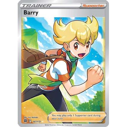 Barry (Full Art) 167/172 - SWSH09 Brilliant Stars Holofoil