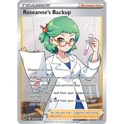 Roseanne's Backup (Full Art) 172/172 - SWSH09 Brilliant Stars Holofoil