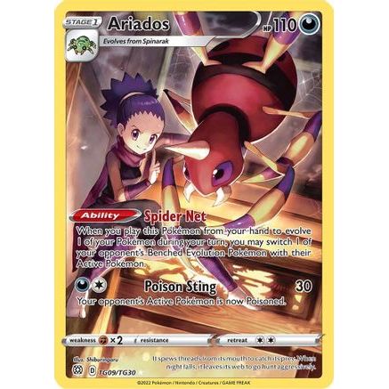 Ariados TG09/30 - SWSH09 Brilliant Stars Trainer Gallery Holofoil