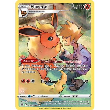 Flareon TG01/30 - SWSH09 Brilliant Stars Trainer Gallery Holofoil
