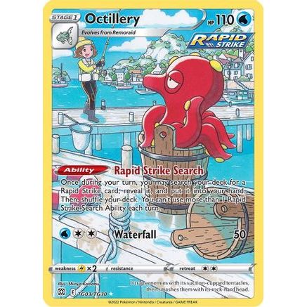 Octillery TG03/30 - SWSH09 Brilliant Stars Trainer Gallery Holofoil