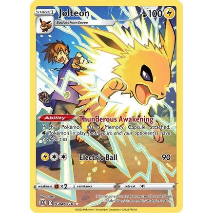 Jolteon TG04/30 - SWSH09 Brilliant Stars Trainer Gallery Holofoil