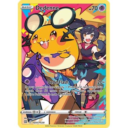 Dedenne TG07/30 - SWSH09 Brilliant Stars Trainer Gallery Holofoil