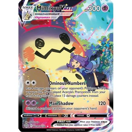 Mimikyu VMAX TG17/30 - SWSH09 Brilliant Stars Trainer Gallery Holofoil
