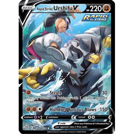 Rapid Strike Urshifu V TG20/30 - SWSH09 Brilliant Stars Trainer Gallery Holofoil