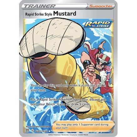 Rapid Strike Style Mustard TG27/30 - SWSH09 Brilliant Stars Trainer Gallery Holofoil