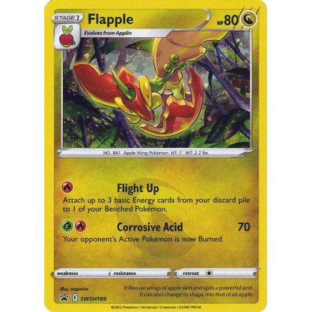 Flapple - SWSH189 SWSH189/307 - SWSH Sword & Shield Promo Cards Holofoil