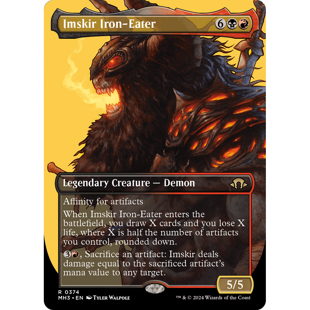 Imskir Iron-Eater (MH3-374) - Modern Horizons 3 (Borderless) Foil
