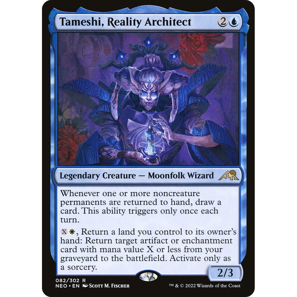 Tameshi, Reality Architect (NEO-082) - Kamigawa: Neon Dynasty Foil