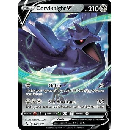 Corviknight V - SWSH200 SWSH200/307 - SWSH Sword & Shield Promo Cards Holofoil