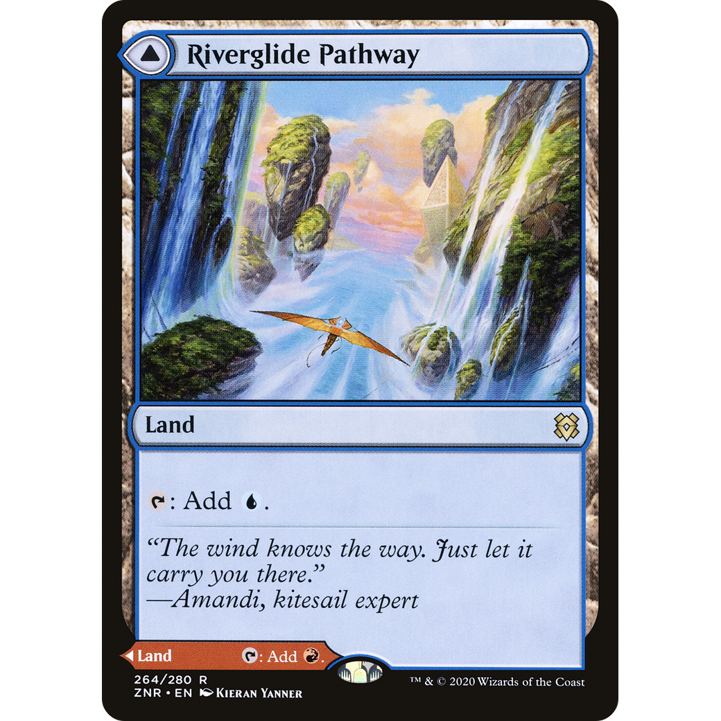 Riverglide Pathway (ZNR-264) - Zendikar Rising