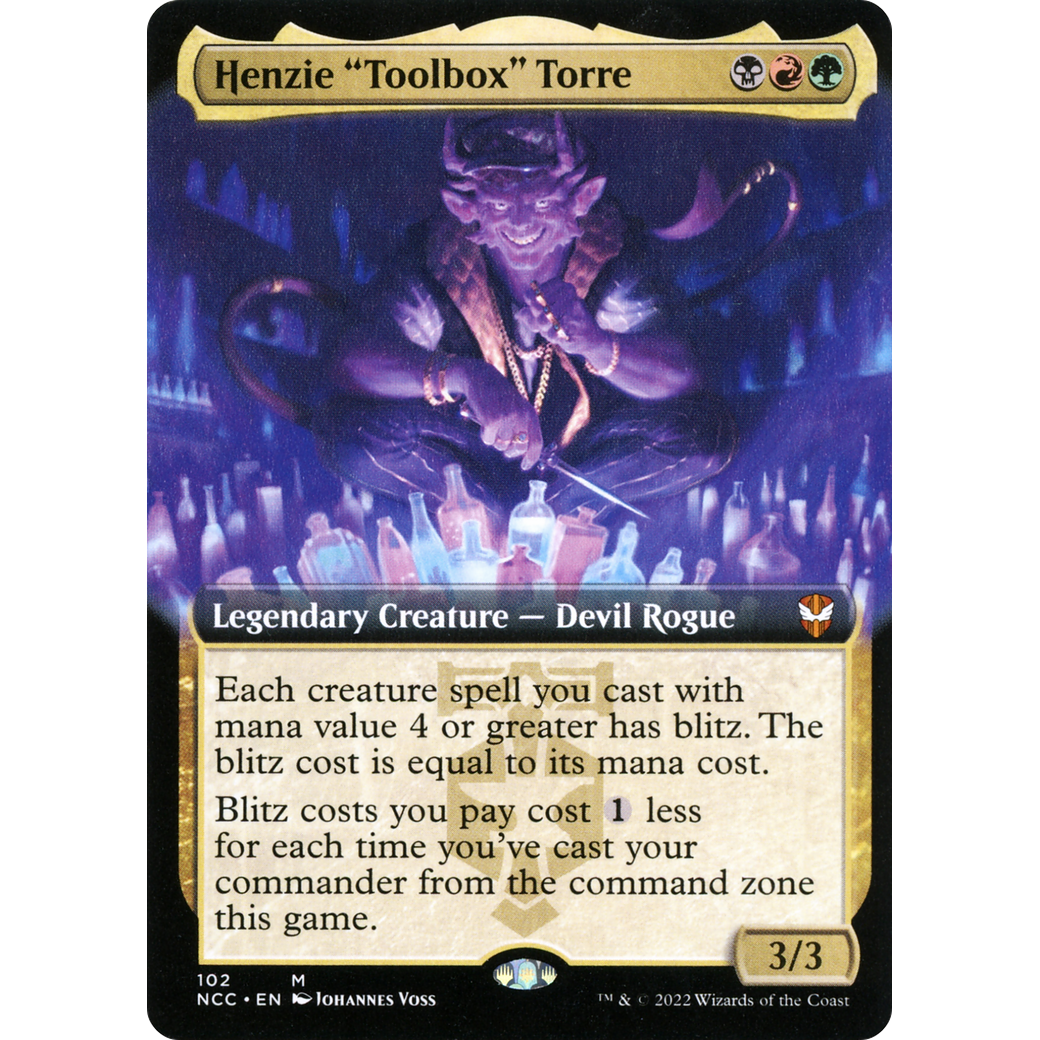 Henzie "Toolbox" Torre (Extended Art) (NCC-102) - New Capenna Commander: (Extended Art) Foil