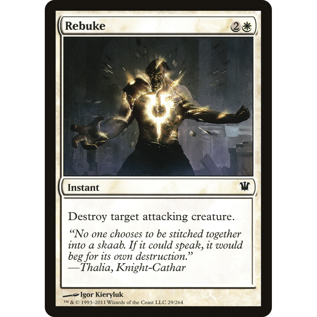 Rebuke (ISD-029) - Innistrad Foil