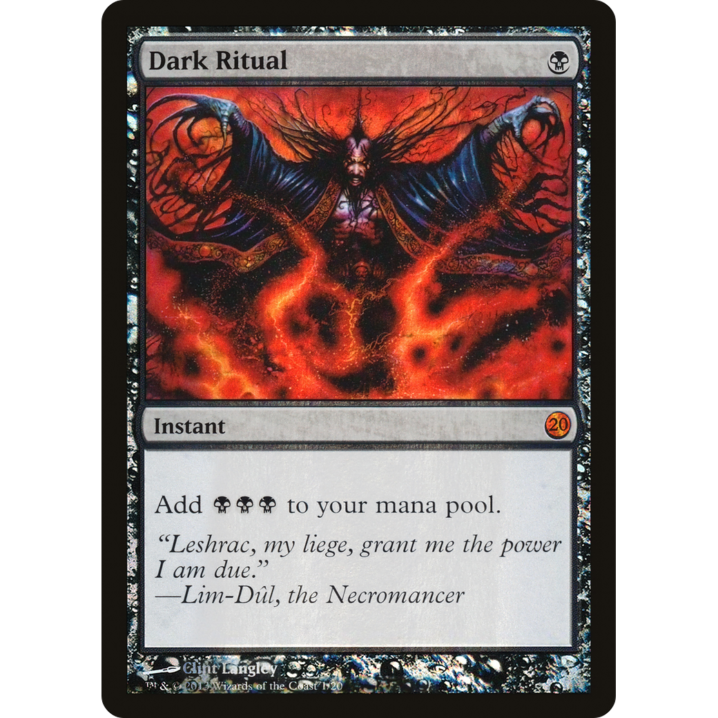 Dark Ritual (V13-001) - From the Vault: Twenty Foil