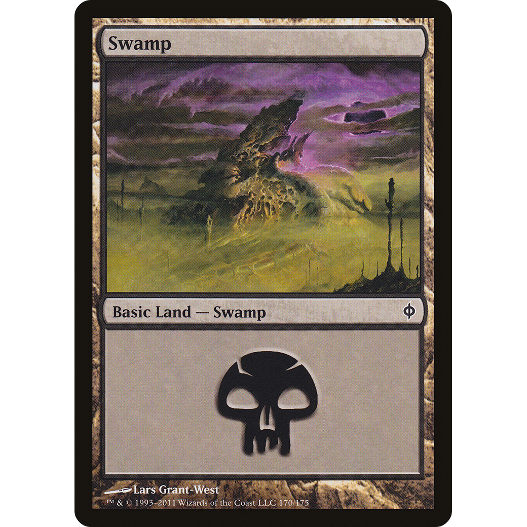 Swamp (170) (NPH-170) - New Phyrexia Foil