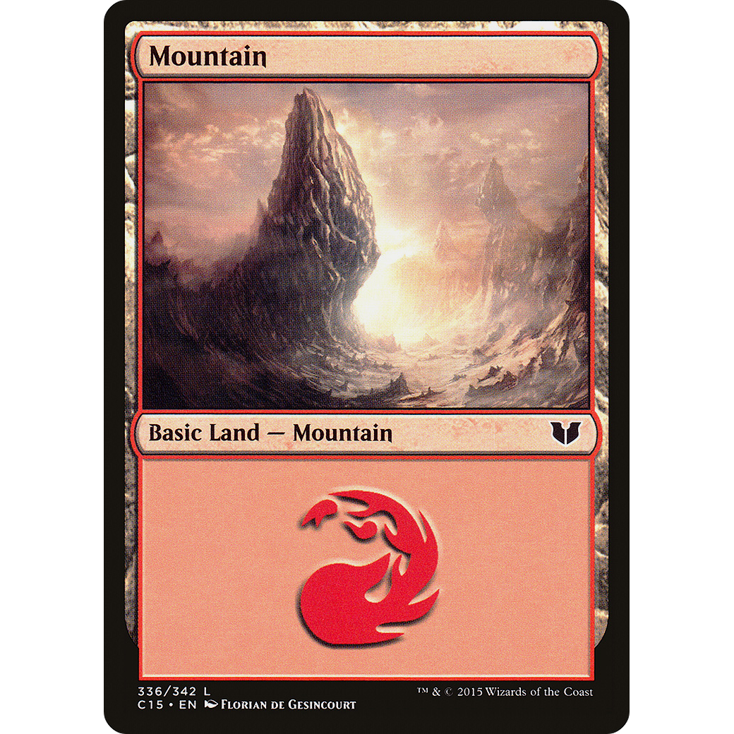 Mountain (336) (C15-336) - Commander 2015