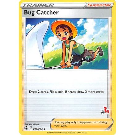 Bug Catcher - 226/264 (#47 Cinderace Stamped) - Battle Academy 2022