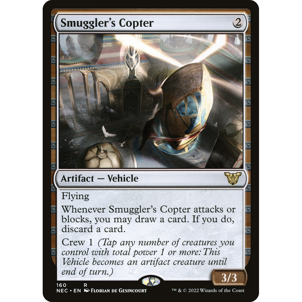 Smuggler's Copter (NEC-160) - Neon Dynasty Commander