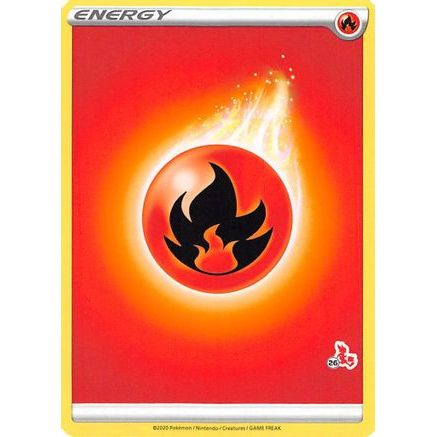 Fire Energy (#26 Cinderace Stamped) - Battle Academy 2022