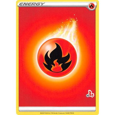 Fire Energy (#35 Cinderace Stamped) - Battle Academy 2022