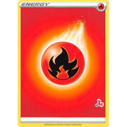 Fire Energy (#38 Cinderace Stamped) - Battle Academy 2022