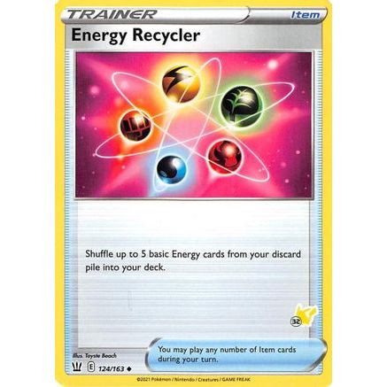 Energy Recycler - 124/163 (#32 Pikachu Stamped) - Battle Academy 2022