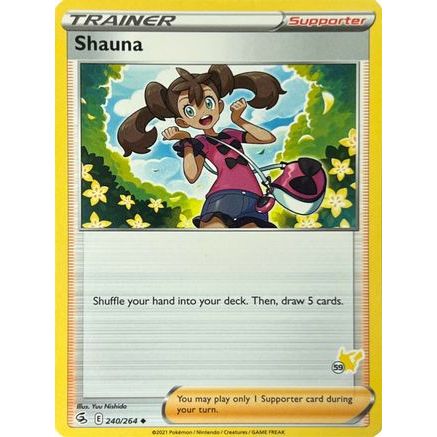 Shauna - 240/264 (#59 Pikachu Stamped) - Battle Academy 2022
