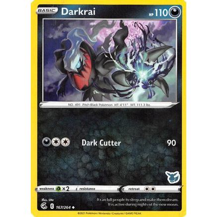 Darkrai - 167/264 (Eevee Stamped) 167 - Battle Academy 2022