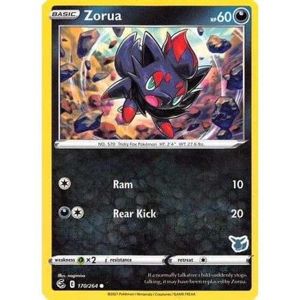 Zorua - 170/264 (Eevee Stamped) 170 - Battle Academy 2022