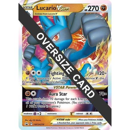 Lucario VSTAR - SWSH214 SWSH214 - Jumbo Cards Holofoil