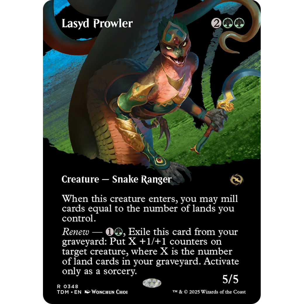 Lasyd Prowler (TDM-348) - Tarkir: Dragonstorm: (Showcase) (Borderless)