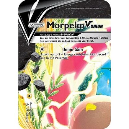 Morpeko V-Union - SWSH215 SWSH215/307 - SWSH Sword & Shield Promo Cards Holofoil