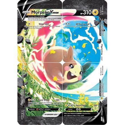 Morpeko V-Union [Set of 4] SWSH218 - SWSH Sword & Shield Promo Cards Holofoil