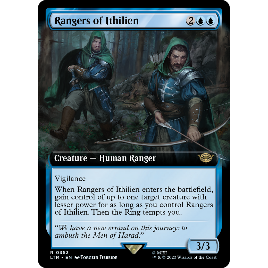 Rangers of Ithilien (LTR-353) - The Lord of the Rings: Tales of Middle-earth: (Extended Art)