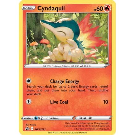 Cyndaquil - SWSH221 SWSH221/307 - SWSH Sword & Shield Promo Cards Holofoil