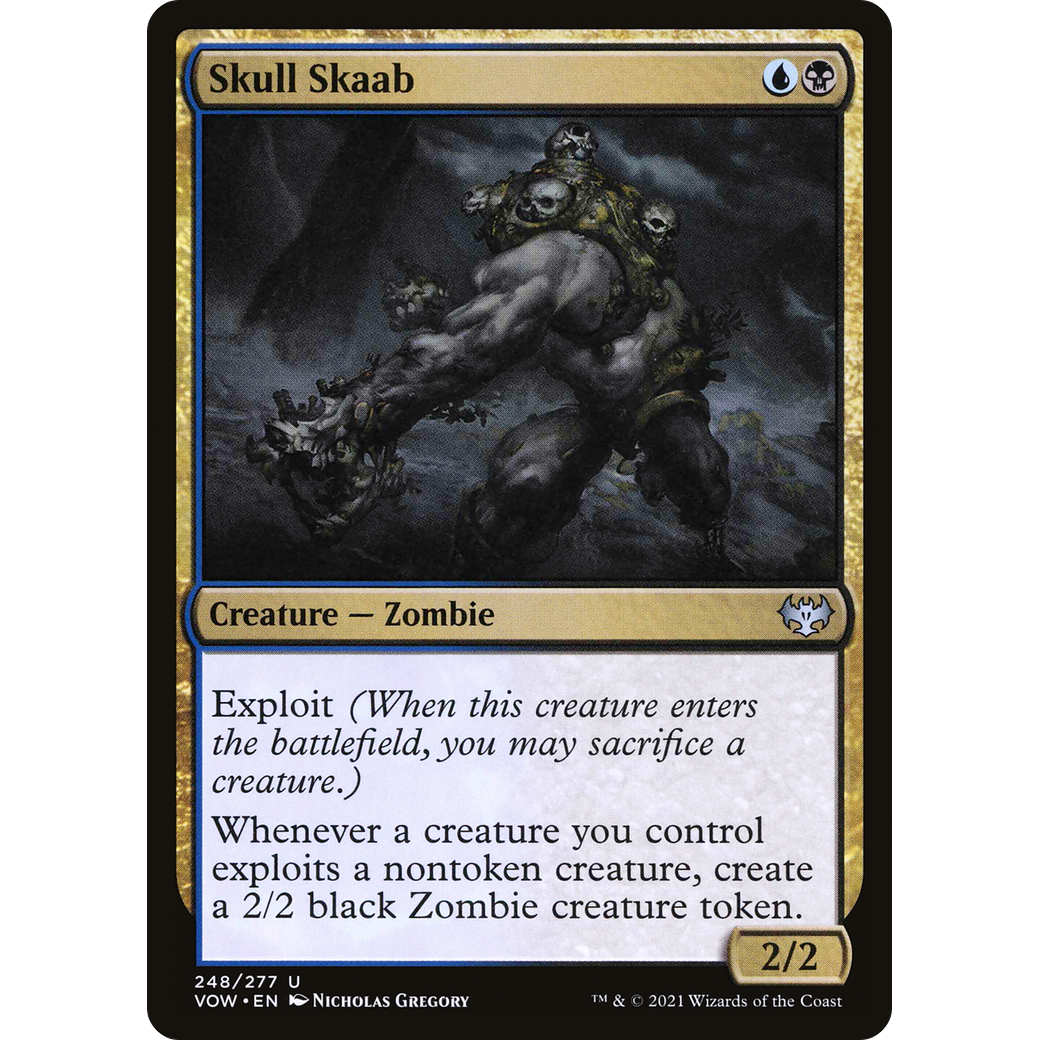 Skull Skaab (VOW-248) - Innistrad: Crimson Vow Foil