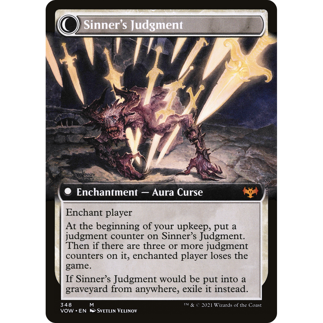 Faithbound Judge (Extended Art) (VOW-348) - Innistrad: Crimson Vow: (Extended Art, Double Faced Transform) Foil