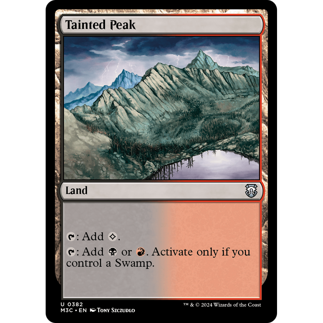 Tainted Peak (M3C-382) - Modern Horizons 3 Commander
