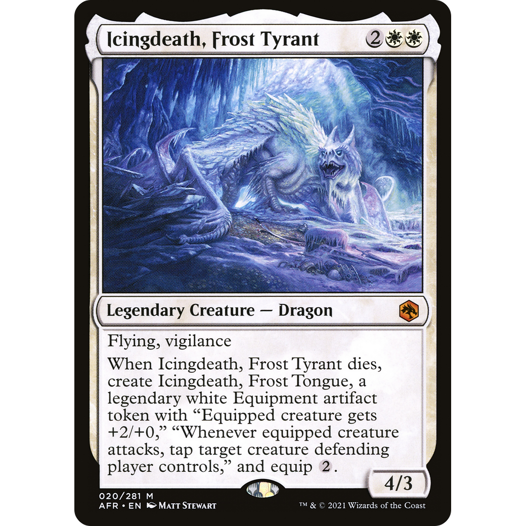 Icingdeath, Frost Tyrant (AFR-020) - Adventures in the Forgotten Realms