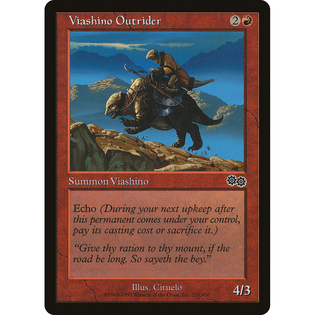 Viashino Outrider (USG-223) - Urza's Saga