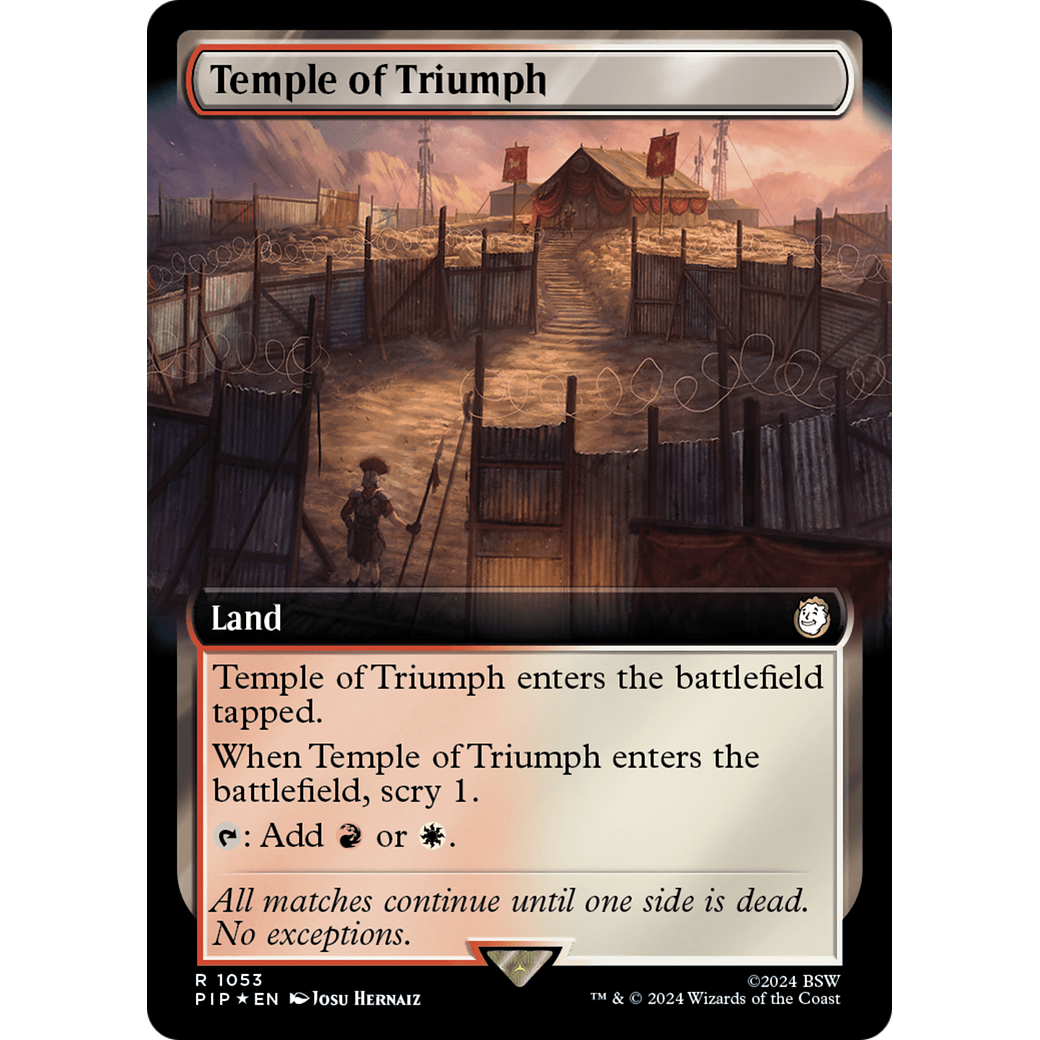 Temple of Triumph (PIP-1053) - Fallout: (Extended Art) Foil