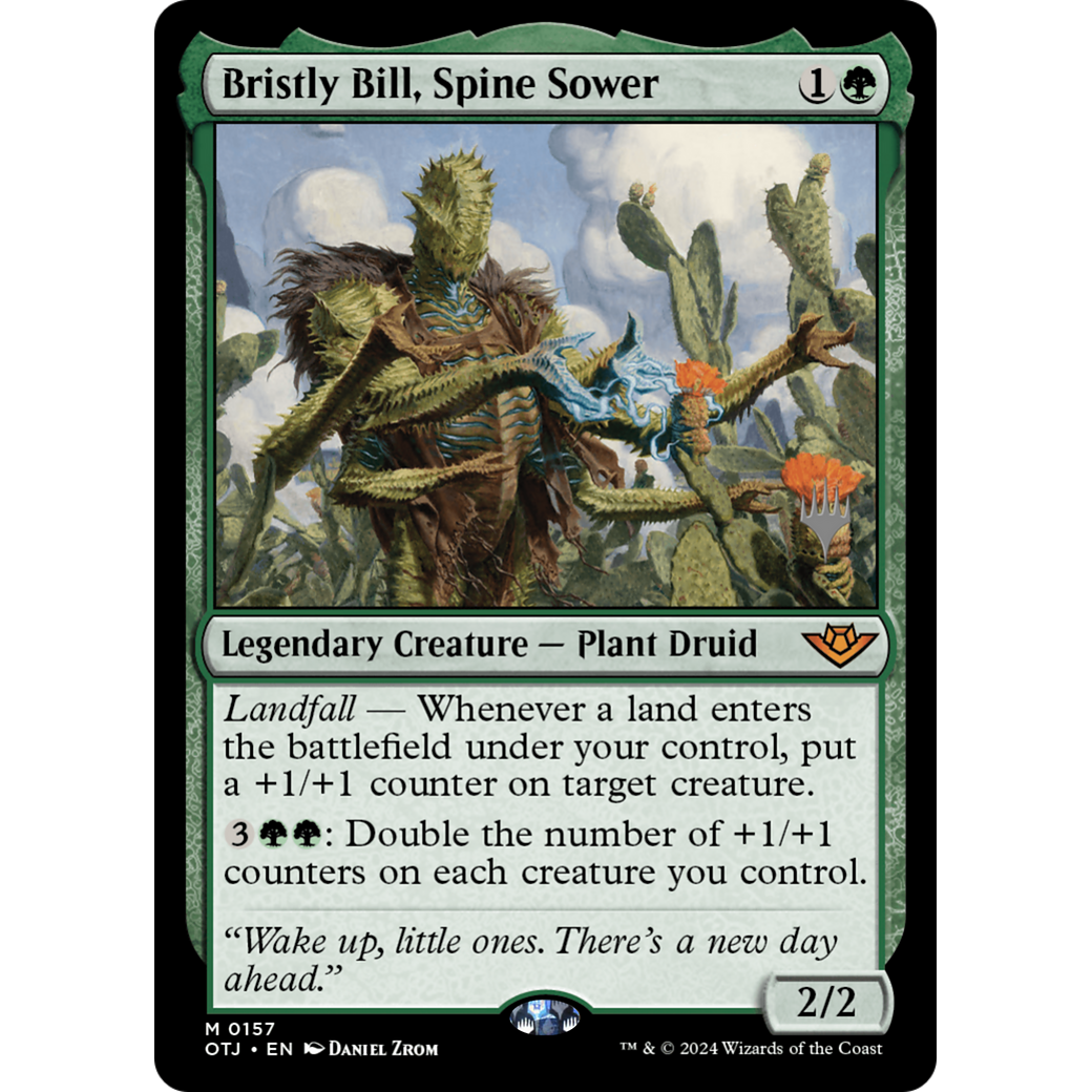 Bristly Bill, Spine Sower (PPOTJ-157P) - Outlaws of Thunder Junction Promos