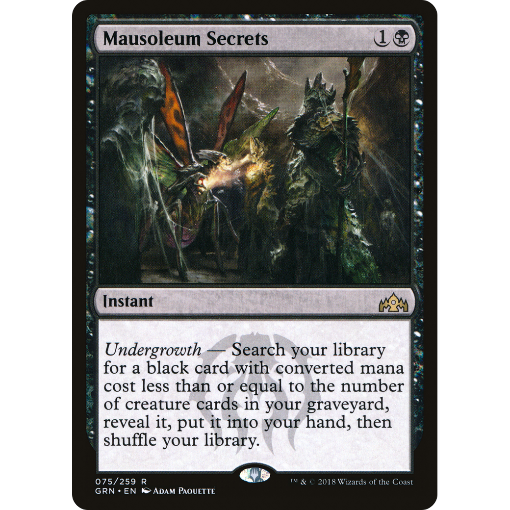 Mausoleum Secrets (GRN-075) - Guilds of Ravnica