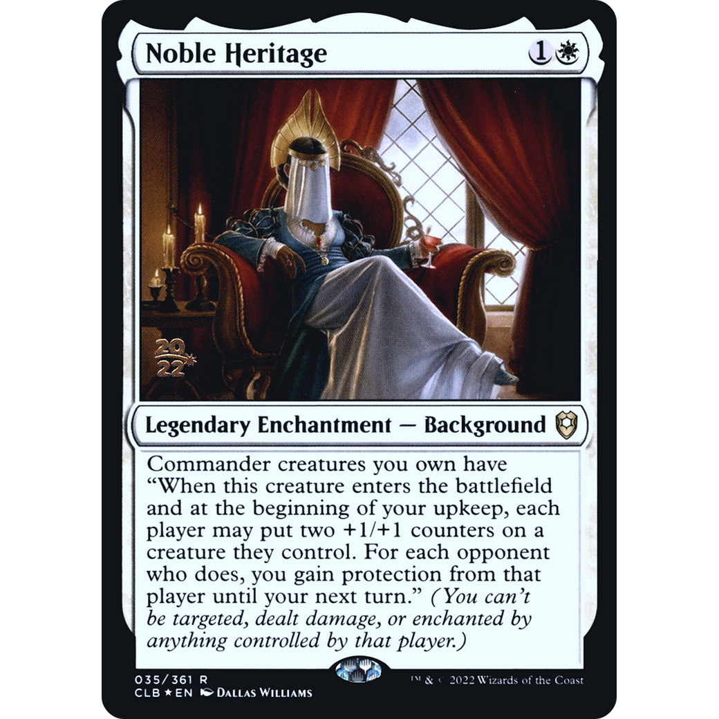 Noble Heritage (PRE-35S) - Battle for Baldur's Gate Promos Foil