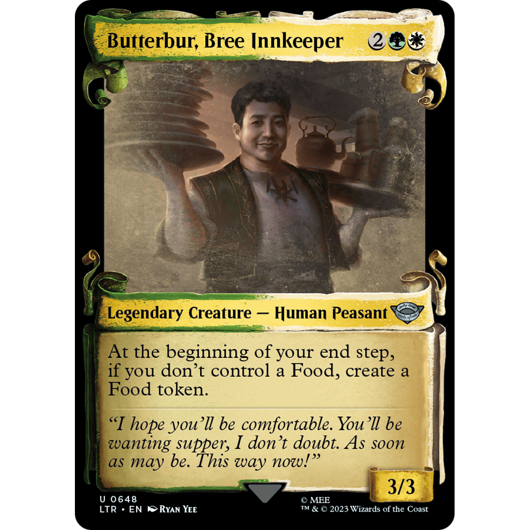 Butterbur, Bree Innkeeper (LTR-648) - The Lord of the Rings: Tales of Middle-earth: (Showcase)