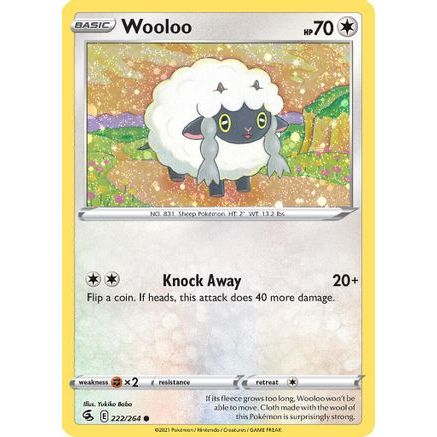 Wooloo - 222/264 (Cosmos Holo) 222 - Miscellaneous Cards & Products Holofoil