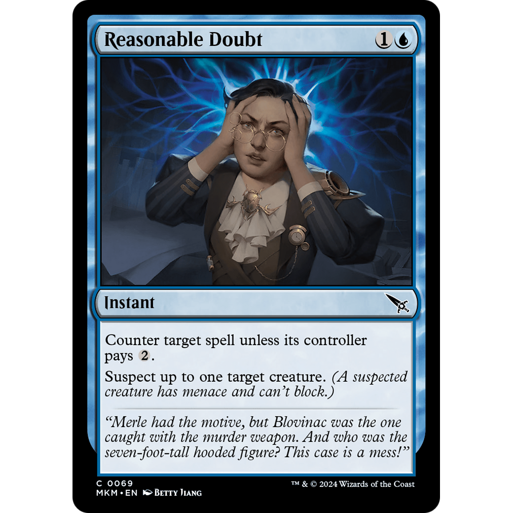 Reasonable Doubt (MKM-069) - Murders at Karlov Manor Foil