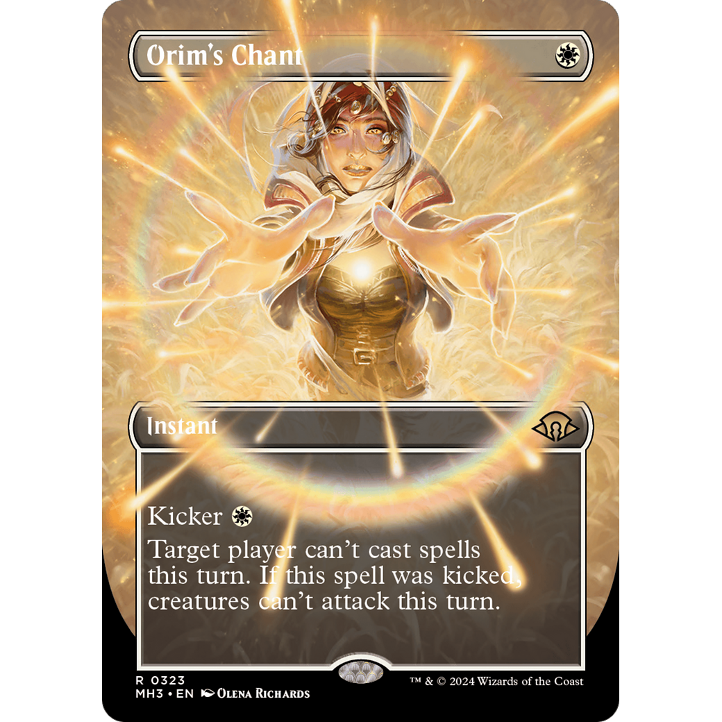 Orim's Chant (MH3-323) - Modern Horizons 3 (Borderless) Foil