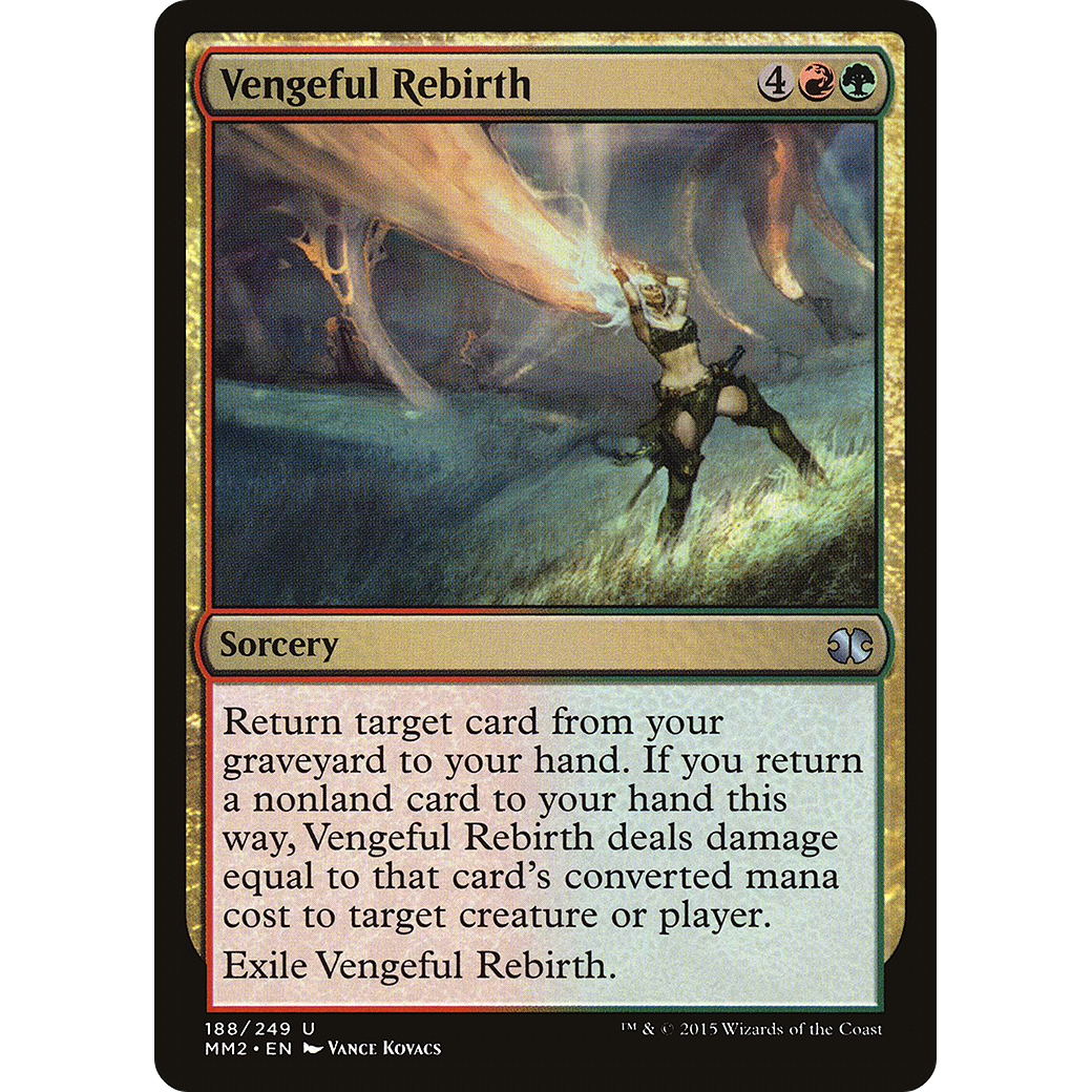 Vengeful Rebirth (MM2-188) - Modern Masters 2015 Foil