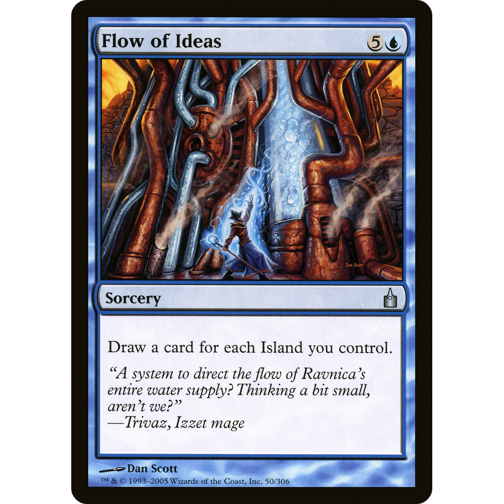 Flow of Ideas (RAV-050) - Ravnica: City of Guilds